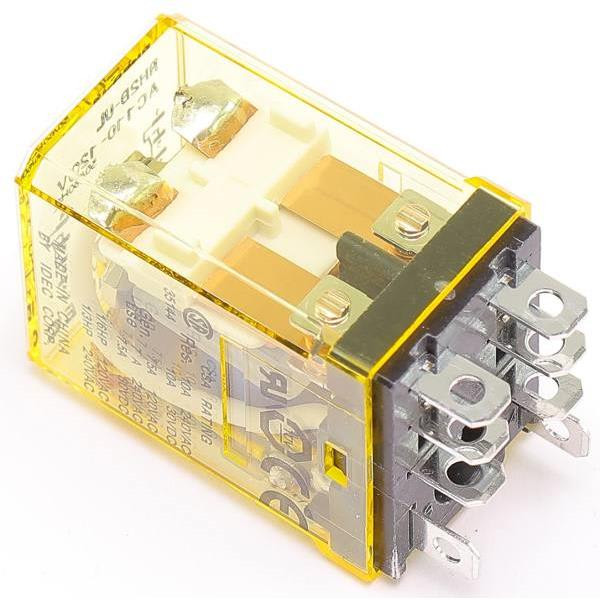 Idec Relays Electrical Dpdt 110-120 Vac 10 Amp Blade Terminals And Indicator RH2B-ULAC110-120V