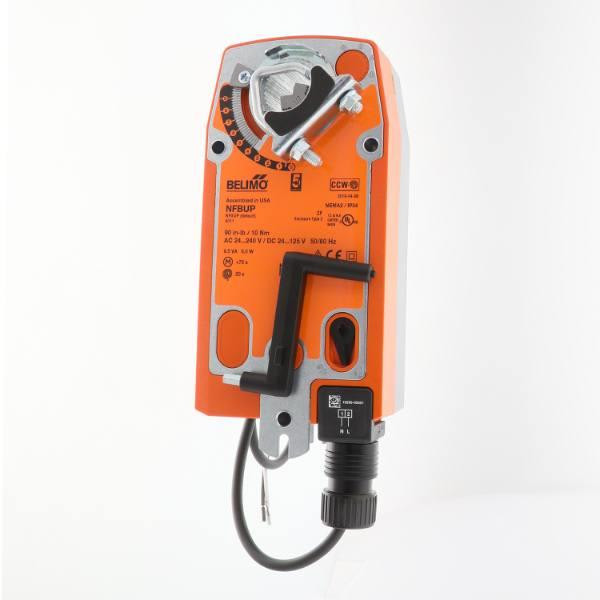 Belimo Motor,actuator, Spring Return, 90 In-Lb, On/Off NFBUP