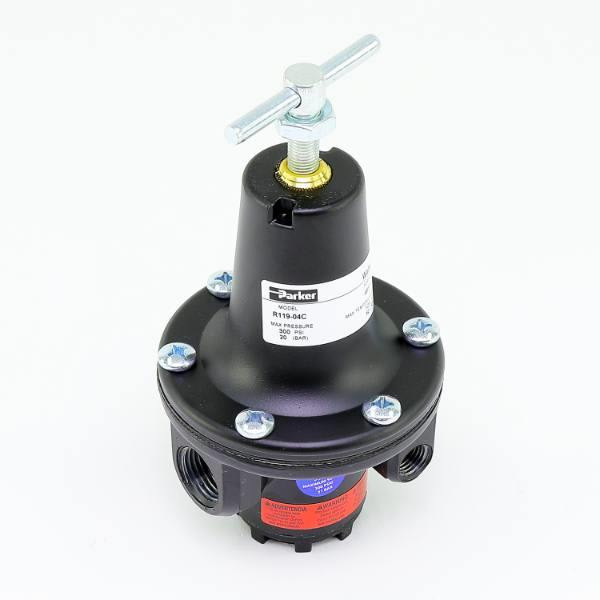 Watts 1/2" Air Regulator 0/125 Psi R119-04C