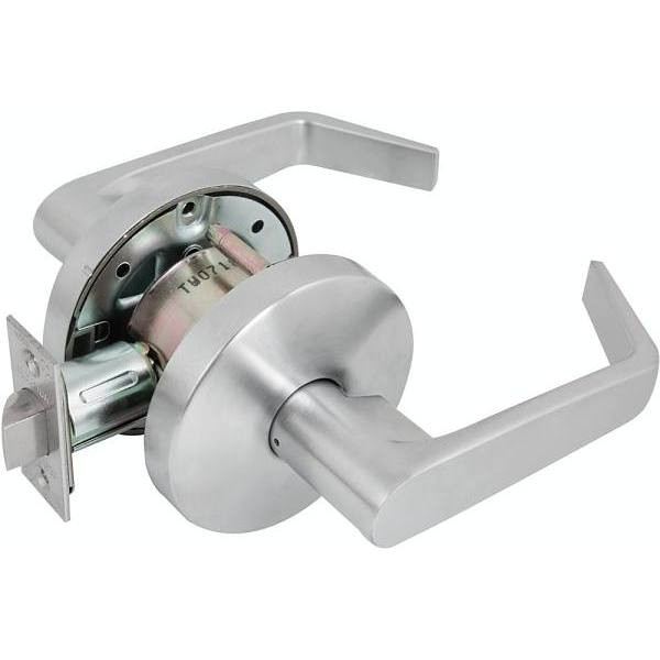 Us Lock 2050 Series Gr2 Passage Hall/Closet Door Lever Us26d 2-3/8 In. Backset USX2050N26D