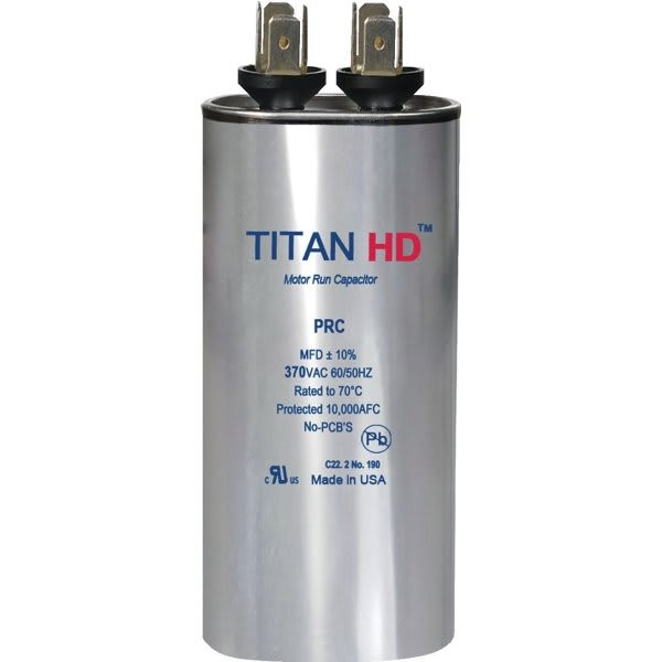 Packard Titan Hd Run Capacitor 10 Mfd 370 Volt Round, Box Of 10 PRC10A