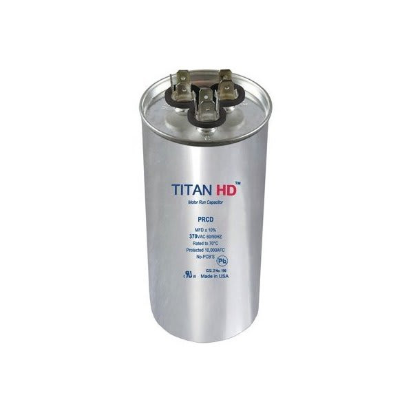 Packard Titan Hd Run Capacitor 55+10 Mfd 370 Volt Round, Box Of 5 PRCD5510A