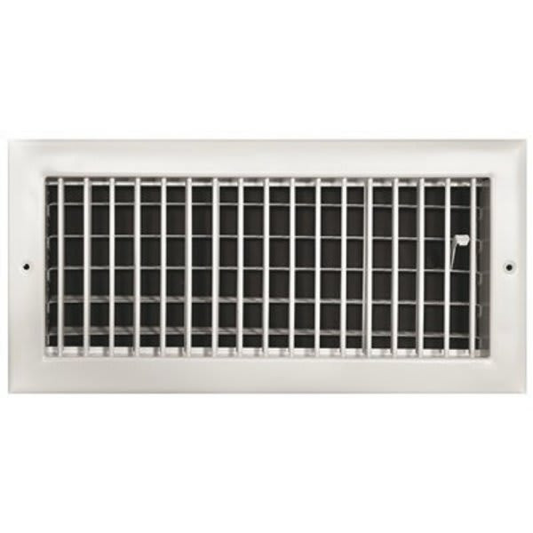 Truaire 14 In. X 6 In. Adjustable 1 Way Wall/Ceiling Register 210VM 14X06