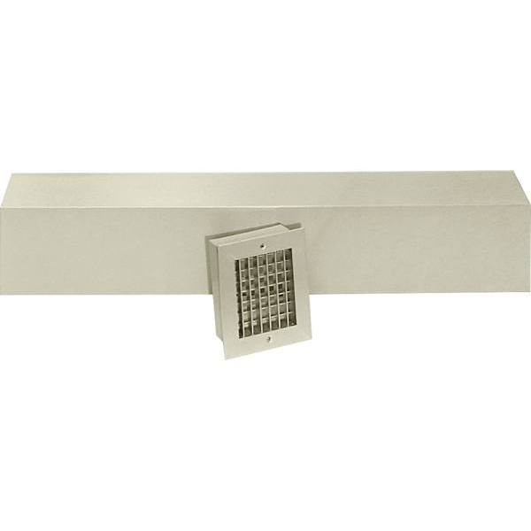 Ge 49-1/2 In. H X 10 In. W X 12 In. D Duct Extension, Register And Trim Flange RAK601B