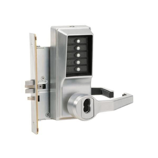 Dormakaba Mortise Combination, Passage, Lockout, Schlage Fsic Prep, Satin Chrome R8148S-26D-41