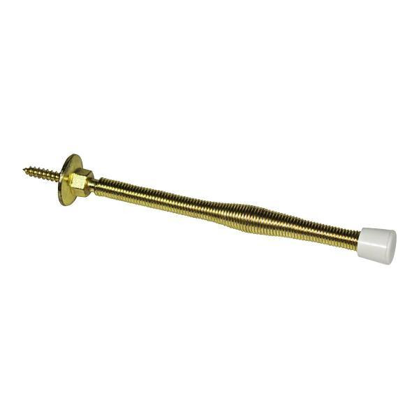 4 In Commercial Flexible Spring Door Stop (50-Pack) (Brass) 19-143-4-50