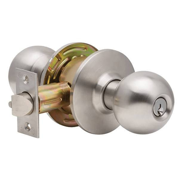 Dexter Grade 2 Storeroom Cylindrical Lock, Conventional, Satin Stainless Steel C2000-STRM-B-630-KDC
