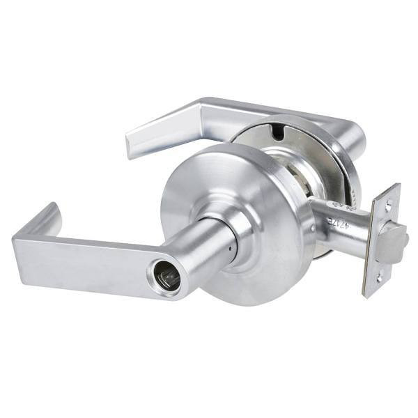 Schlage Grade 1 Classroom Lock, Rhodes Lever, Less Cylinder, Satin Chrome ND70LD RHO 626