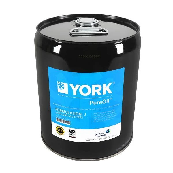 York 5gallon Oil Grade J 011-00558-000 011-00558-000