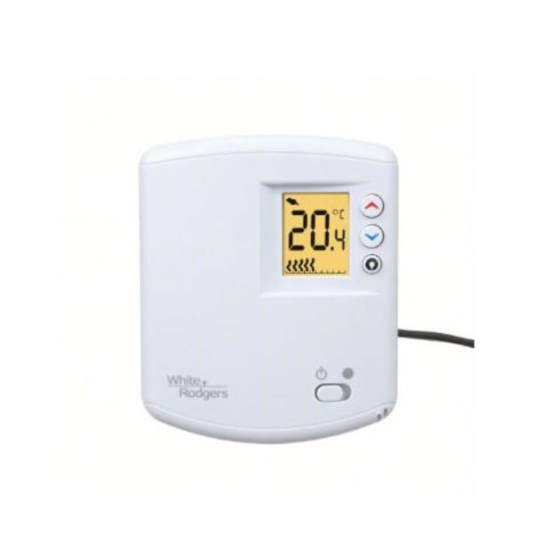 White-Rodgers Electronic Line Voltage Non-Programmable, Spst Thermostat 01E65 144