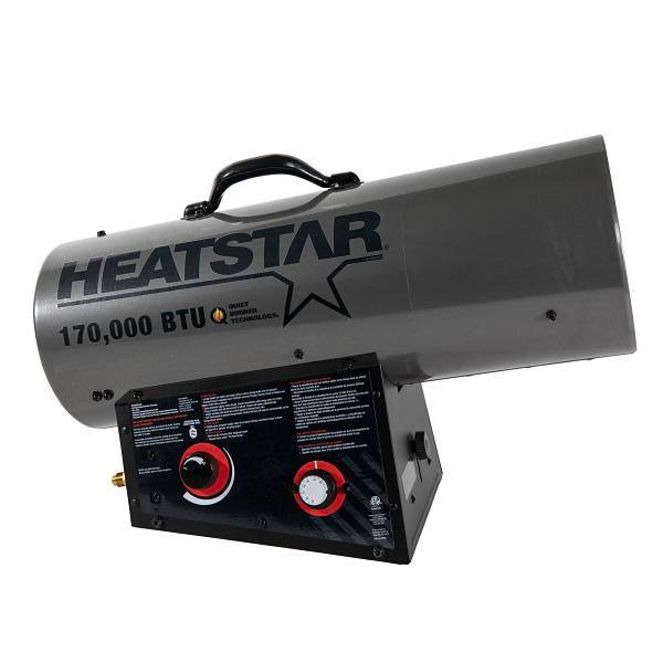 Heatstar 170,000 BTU Propane Forced Air Heater With Hose F105509