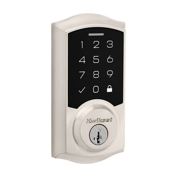 Kwikset 270 Smartcode Satin Nickel Electronic Deadbolt With Smartkey Security 992700-002