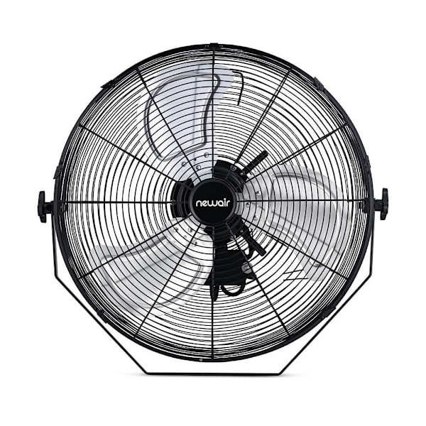 NewAir 18" Outdoor-Rated Fan - Floor Or Wall Mounted 3 Fan Speeds And Tilt Head NIF20WBK00