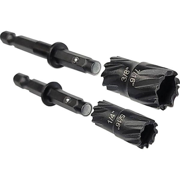 Supco Pookie Buster Flip - Broach Cut Magnetic Hex Nut Driver PBF01-2PK