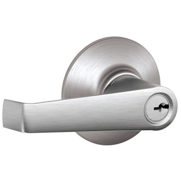 Schlage F Series Leverset 626, Non-Handed, Satin Chrome Finish F80 ELA 626