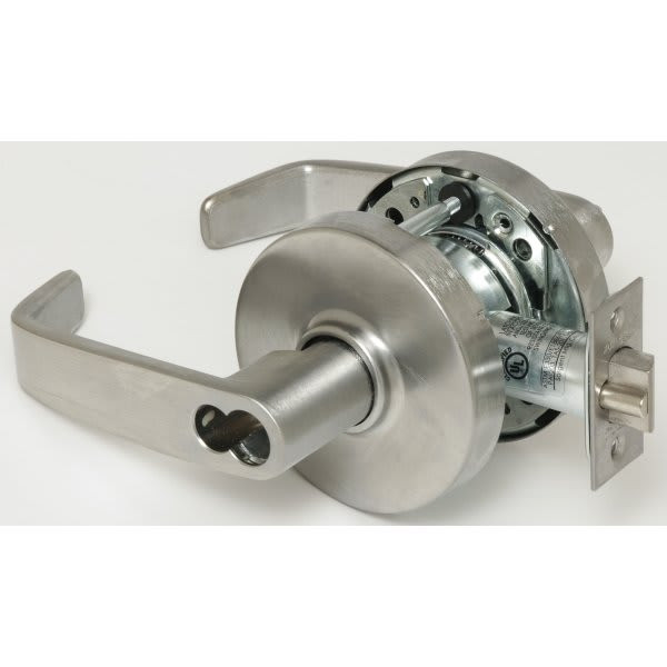 Sargent 10 Line Cylindrical Lever Lockset, 2.75" Backset, 1.375 To 2" Thk Door, Grade 1 2870-10G37 LL 26D