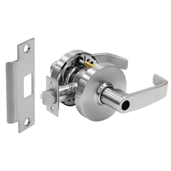 Sargent 10 Line Cylindrical Lever Lockset, 2.75" Backset, 1.375 To 2" Thk Door, Grade 1 28LC-10G05 LL 26D