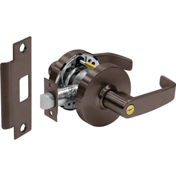 Sargent 10 Line Cylindrical Lever Lockset, 2.75" Backset, 1.375 To 2" Thk Door, Grade 1 28-10G04 LL 10B