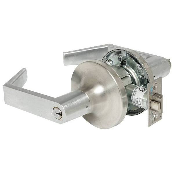 Yale 5400ln Cylindrical Lever Lockset, 2.75" Backset, 1.75 To 2.25" Thk Door, 1.25 X 4.875" Strike AU5408LN 626