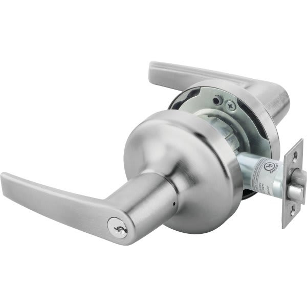 Accentra Monroe Lever, Storeroom, Grade 1, Satin Chrome 85242