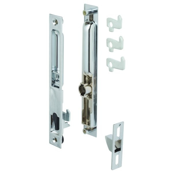 Sliding Glass Door Handle Flush Mount Standard Hook Chrome 842250