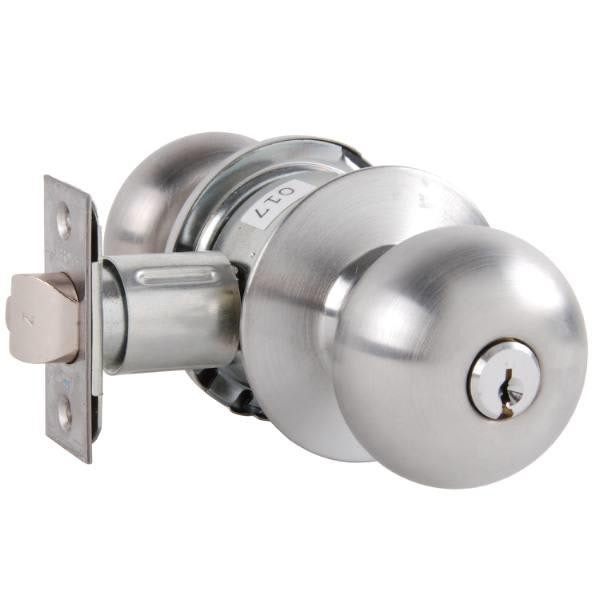 Arrow Mk Series Tudor Style Entrance/Office Knob Lockset (Satin Chrome)
