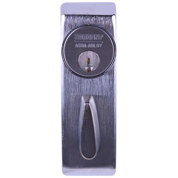 Sargent 100/80 Series Exit Trim, Storeroom Function, Stainless Steel