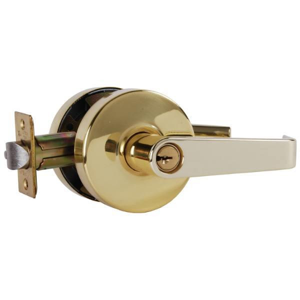 Arrow Rl Series Entrance/Office Cylindrical Lockset, Bright Brass