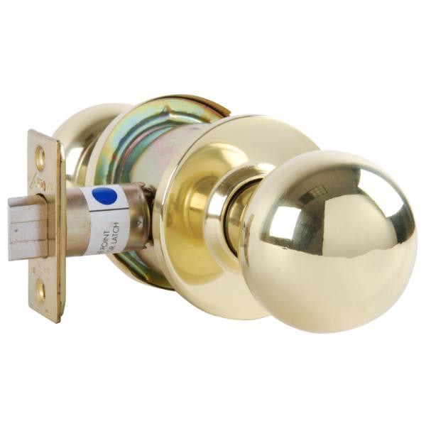 Arrow Rk Series  Privacy Function Cylindrical Lockset, Keyless, Bright Brass