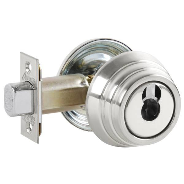 Arrow E Series Grade 2 Single Cylinder Deadbolt, Less Core