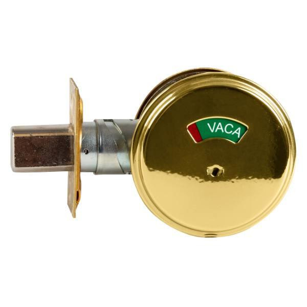 Falcon D200 Series Grade 2 Thumbturn With Occupancy Indicator, Bright Brass ,