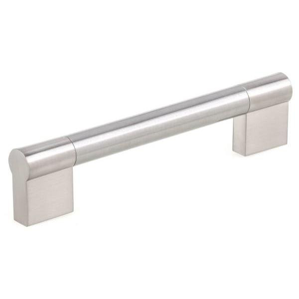 Richelieu Center-To-Center Brushed Nickel Contemporary Drawer Pull 128 Mm