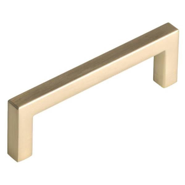Richelieu Contemporary Metal Pull, 3 25/32 In 96 Mm Champagne Bronze