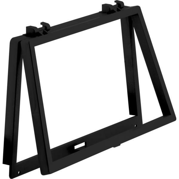 Wicket, Black Plastic, 6-1/8-In X 10-1/8-In
