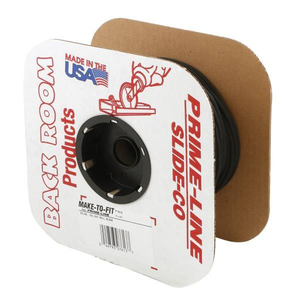 Make 2 Fit Screen Retainer Spline, 0.150 In, 250 Ft. Roll, Black