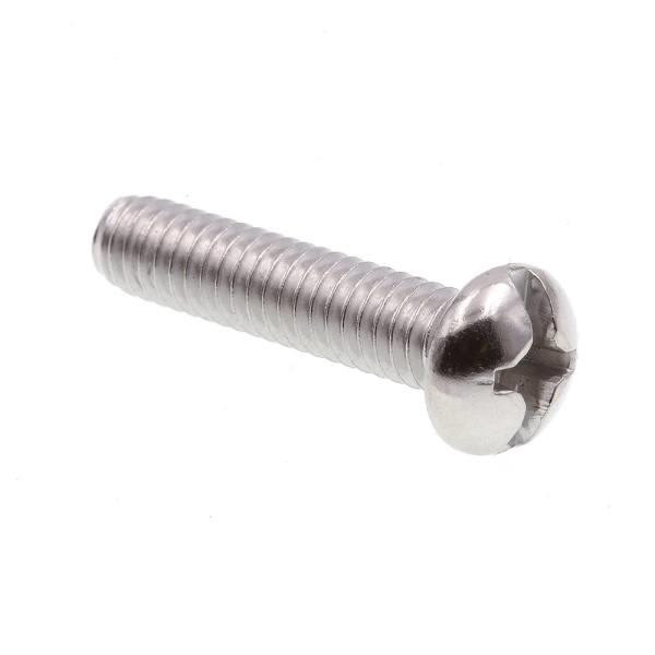 Mach, Round Head, Phillips/ Combo, #12, Ss, Package Of 25