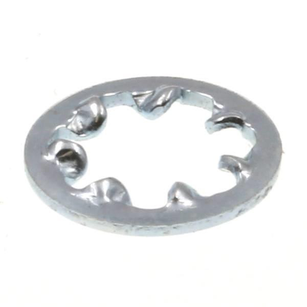 Lock Washers, Internal Tooth , Zinc, Package Of 50
