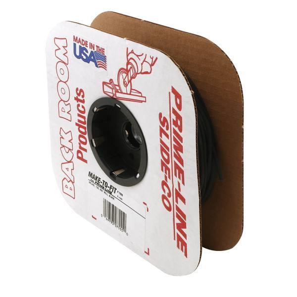 Make 2 Fit Screen Retainer Spline, 0.130 In, 250 Ft. Roll, Black