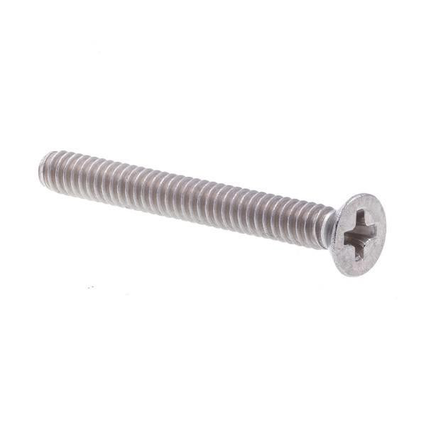 Mach, Flat Head, Phillips ,ss, Package Of 25.