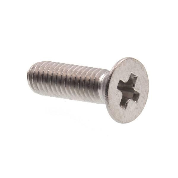 Mach, Flat Head, Phillips , M3, Ss, Package Of 10