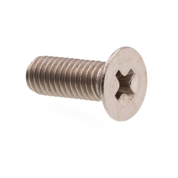 Mach, Flat Head, Phillips , 1, Ss, Package Of 10