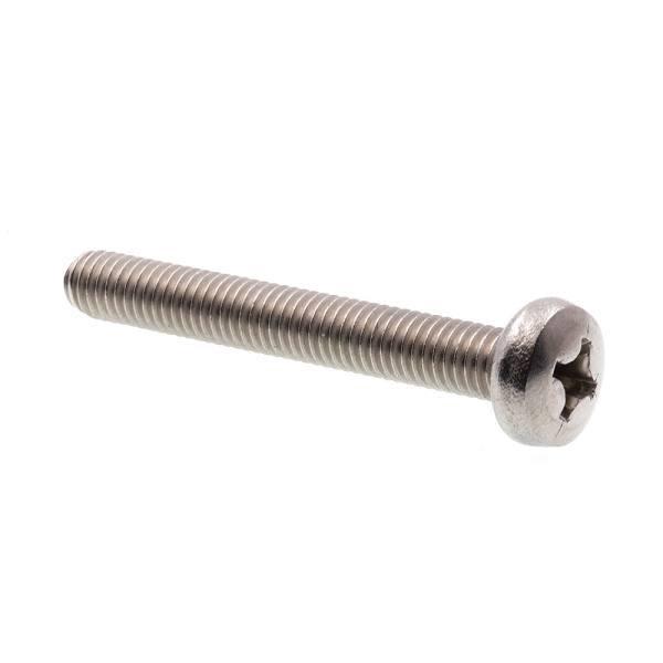 Mach , Pan , Phillips , Ss , M6-1.0 X 45mm Package Of 10