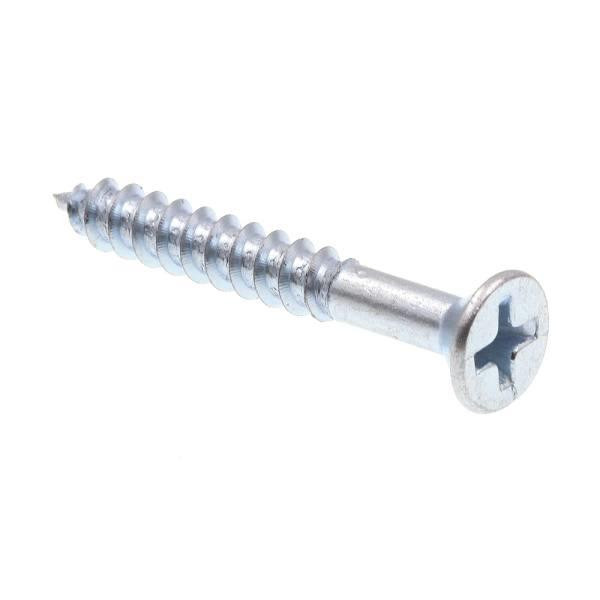 #8 X 1-1/4 In. Phillips Flat Head Wood Screws (100-Pack)