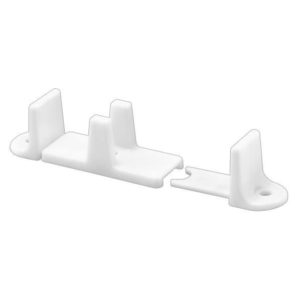 White Nylon, Adjustable By-Pass Door Guide Package Of 2