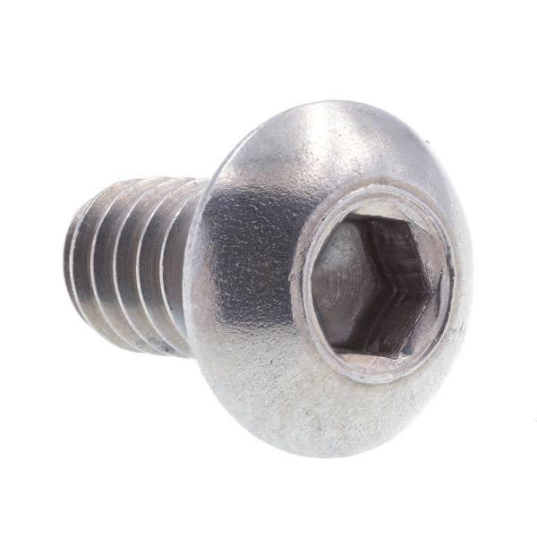 Socket Cap Screws, Button Head, Allen , 8 In, Ss, Package Of 10