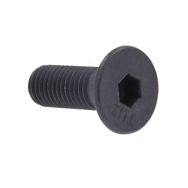 Socket Cap Screws, Flat Head, Allen , -28, Black, Package Of 50