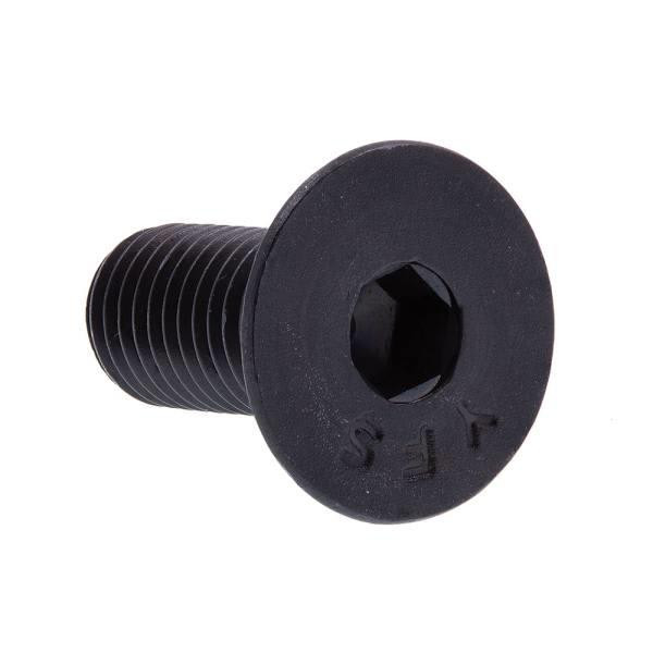 Socket Cap Screws, Flat Head, Allen , In, Black, Package Of 25