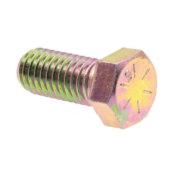 He Head Cap Screws, -14, Yllw Zinc, Package Of 10