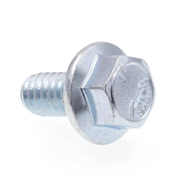 Serrated Flange Bolts, Zinc, Package Of 25