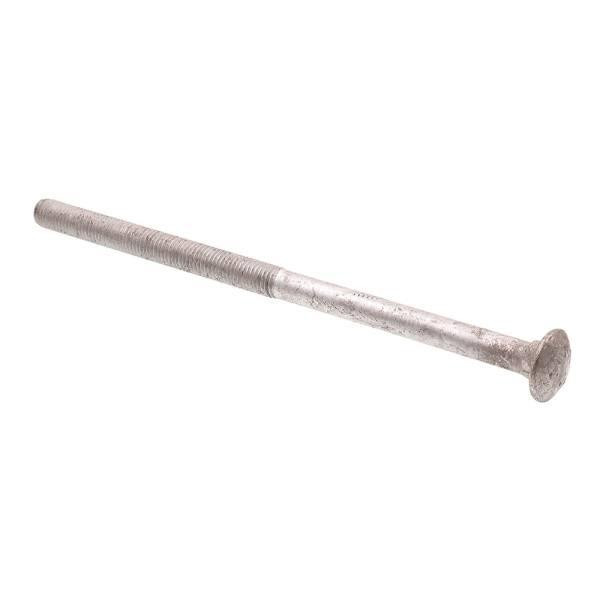 Carriage Bolts, Galv Steel, Package Of 5